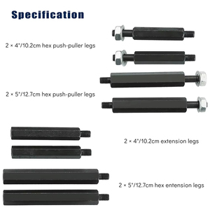 Podofo Juego de Extractores de Rodamientos para Vehículos de 14 Piezas y 5 Toneladas de Capacidad, Separador de Rodamientos de Rueda con Mordazas de 2"/3" y Herramientas de Extracción de Engranajes - Product Image 4