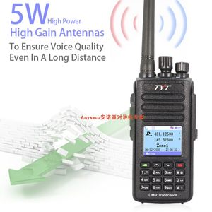 วิทยุสื่อสารดิจิตอล TYT MD-UV390PLUS 10W, AES256 แบบสองย่านความถี่ สองช่องสัญญาณ DMR พร้อม GPS L752 - Product Image 2