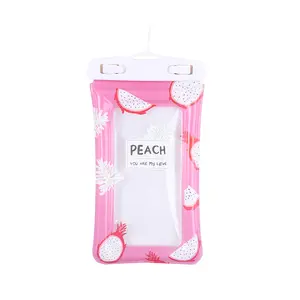 Fashion waterproof cell phone bag touch screen diving bag transparent bag
