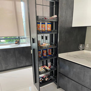 Fabricant fermeture en douceur 300mm/400mm en bois tiroir haut stockage maison cuisine garde-manger organisateur moderne grande armoire unité - Product Image 5