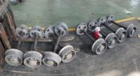 Ensemble de roues minières en acier inoxydable Zlinktric, roues motrices personnalisées à entraînement moteur, essieux pour locomotives minières souterraines, wagons de mine