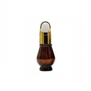 Flacon compte-gouttes en verre ambré en forme de <span class=keywords><strong>calebasse</strong></span> unique pour huiles essentielles, modèle Factory Empty Factory - Product Image 5