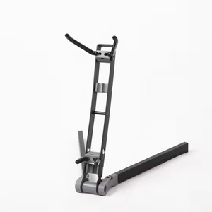 Soporte de saxofón portátil de acero inoxidable de alta calidad, soporte de exhibición de saxofón <span class=keywords><strong>alto</strong></span> de Metal plateado plegable - Product Image 1