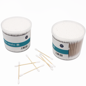 Coton-tige cosmétique flexible lisse aucune irritation dégraissant les cotons-tiges non tissés - Product Image 3