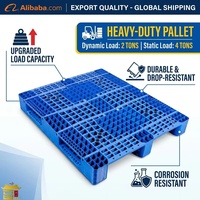 Palette en plastique robuste avec logo personnalisé, capacité de 1500 kg, pour entrepôt et logistique