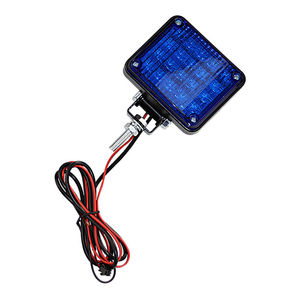 Lumières rouges bleues, feux stroboscopiques de moto <span class=keywords><strong>12V</strong></span> 24V <span class=keywords><strong>LED</strong></span> pour voiture camion lampes clignotantes rectangulaires - Product Image 5