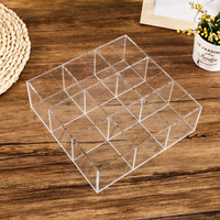 JERY acrylique clair vitrine anti-poussière boîte aveugle Transparent assembler stockage vitrine Collection acrylique Cube pour poupées jouets