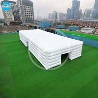 Tente géante de fête en PVC portable pour événement extérieur tente gonflable en cube tente chapiteau gonflable de location commerciale dôme