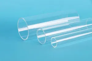 Tubo de policarbonato transparente de alta calidad Tubo de plástico acrílico PMMA colorido