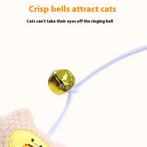 Pet Supplies & <b>Toys</b> Eco-Friendly Wooden Ball Cute Expressions <b>Cat</b> <b>Toys</b> with Bells for Self-Play and <b>Interaction</b> - Product Image 3