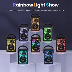 Bass Blue Tooth 80W Fm End <span class=keywords><strong>Hifi</strong></span> Transparent Desktop High Fidelity Subwoofer <span class=keywords><strong>Haut</strong></span>-parleur <span class=keywords><strong>de</strong></span> fête en plein air Xdobo Memory1972 - Product Image 5