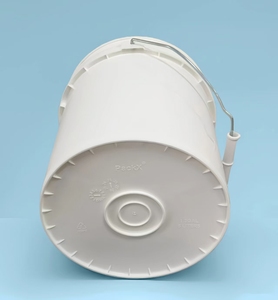 Seau <span class=keywords><strong>en</strong></span> plastique de 1,3 <span class=keywords><strong>gallon</strong></span>/5 litres avec couvercle, épaissi <span class=keywords><strong>60</strong></span> mil, de qualité alimentaire, à large ouverture, durable, hermétique - Product Image 2