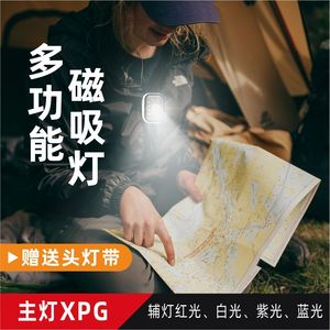 ไฟหน้าแบบ LED แบตเตอรี่แบบชาร์จไฟได้ ความสว่างสูง ปรับได้ พร้อมเซ็นเซอร์ตรวจจับความเคลื่อนไหว ระยะส่องสว่าง 100-199 เมตร อายุการใช้งาน 50,000 ชั่วโมง - Product Image 3