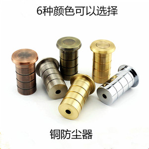 Cerradura de puerta de cobre con cubierta antipolvo, tipo tornillo oculto/exposto, para puertas principales de madera, estilo tradicional duradero - Product Image 5