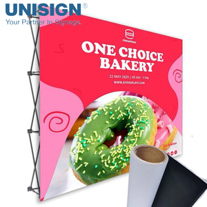 100% <span class=keywords><strong>Polyester</strong></span> Chất liệu màu đen trở lại vải dệt kim căng nhẹ Backdrop vải - Product Image 1