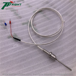 Aangepaste Probe 4.8*70mm <span class=keywords><strong>RTD</strong></span> 2-draads <span class=keywords><strong>Pt100</strong></span> Temperatuursensor met schroefdraad - Product Image 4