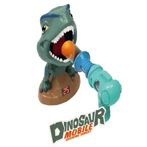 Kinder Dinosaurier schießen Spielzeug Scoring und bewegliches Ziel Schieß spiel Kinder Shooter Battle Air Popper Gun mit 10 EVA Schaum bällen