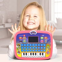 Tablette d'apprentissage intelligente AiJH avec mots anglais, écran LED éducatif précoce, ordinateur, jouets pour enfants, tablette d'apprentissage
