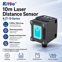 Sensor Jarak Laser KJT 10m untuk Penghindaran Tabrakan AGV Sensor Pengukur Jarak Otomatisasi Industri