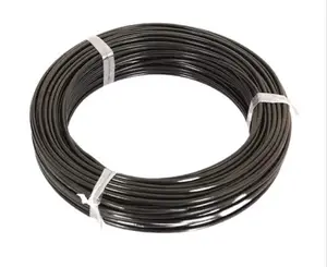 Alambre de Unión GI recubierto de PVC negro de 2mm de hierro galvanizado