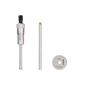 Micromètre Asimeto 0-75 mm avec faces de mesure à disque, idéal pour la mesure des racines de dents d'engrenages et des rainures cannelées - Product Image 6