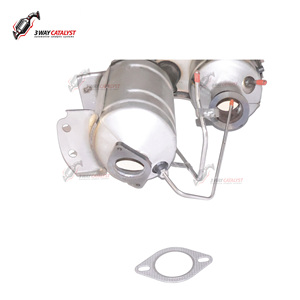 Tuyau d'échappement de convertisseur de <span class=keywords><strong>catalyseur</strong></span> à trois voies à double cœur pour JAC Refine Pickup M4 <span class=keywords><strong>Diesel</strong></span> Version Auto Parts - Product Image 2