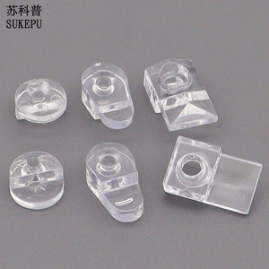 Sukepu Glass <b>Mirror</b> <b>Clip</b> Plastic Fixing Bracket For Drawer Wardrobe Door Installation Buckle - Product Image 1