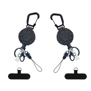 Vente en gros de clips porte-badges robustes, grands porte-clés en forme de losange, clips mousquetons et cordons de suspension pour téléphone portable - Product Image 1