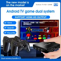 Consoles de jeux vidéo pour Psp New TV HD 4k Classic Dual System Home BLACK Wireless 64GB ABS Universal Game Stick 4k Livraison gratuite