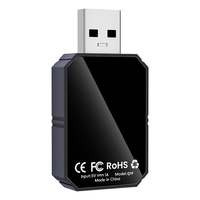 Nuevo Adaptador 4 en 1 Carplay/Android Auto/Mirror Link/Airplay con Botón de Interruptor, Dongle USB para Teléfono, Car Play Inalámbrico Metálico