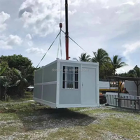 Maison pliable en acier portative Offre Spéciale de conteneur belle installation facile d'unité vivante modulaire préfabriquée détachable