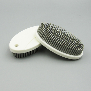 Vật nuôi Cung cấp chó mèo tắm bàn chải rụng tóc làm sạch lược massage tự làm sạch vật nuôi tắm bàn chải chó tẩy lông bàn chải - Product Image 2