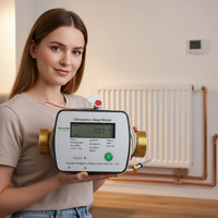Compteur de chaleur ultrasonique MAINONE DN15 avec précision de classe 2, interface de communication M-BUS EN13757, certifié CE/MID/CPA/ISO