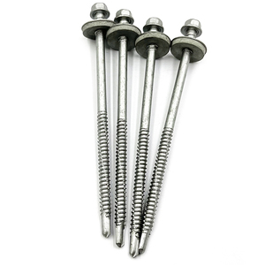 สกรูเจาะยึดหัวหกเหลี่ยมเหล็กกล้าไร้สนิมชุบสังกะสี - Product Image 6