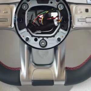 Volant en cuir pour Mercedes Benz Classe C E S G C43 E53 E63 G63 G500 G55 <span class=keywords><strong>AMG</strong></span> <span class=keywords><strong>GT</strong></span> <span class=keywords><strong>S63</strong></span> GLE63 GLA45 W223 - Product Image 4
