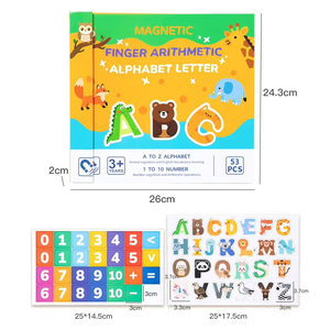 Libro Magnético de Aritmética para Niños CPC CE, Tablero de Letras del Alfabeto ABC, Juego de Juguetes de Aprendizaje de Matemáticas para Niños Pequeños - Product Image 6