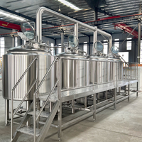 Bière de haute qualité de petit équipement de brassage de bière de 4 navires faisant la machine