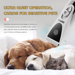LILIPRO PT305 Factory Electric Quiet <span class=keywords><strong>Trimmer</strong></span> Rechargeable Dog Shaving Machine Household Wireless Kitten Grooming Shaver Set - Product Image 5
