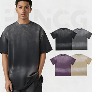 T-shirt en coton 100% solide de qualité supérieure, style vintage, pour homme, doux, respirant, 220g, coupe classique, manches courtes, streetwear décontracté hip-hop - Product Image 2