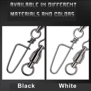 ตัวหมุนตกปลา ZHUO RUN ป้องกันการกัดกร่อน ทำจากสแตนเลส แบบโค้ง ตัวหมุนตกปลาแบบสแน็ป ลูกปืน ตัวเชื่อมต่อแบบหมุน - Product Image 2