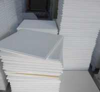 Panneau de plafond acoustique en fibre de verre blanc de 20mm