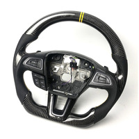 Volant en fibre de carbone personnalisable avec LED, compatible avec Mondeo, Edge, Kuga, S-Max, Explorer et Focus