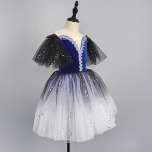 Traje <span class=keywords><strong>de</strong></span> Danza Coral Little Swan <span class=keywords><strong>para</strong></span> <span class=keywords><strong>Niñas</strong></span>, Tutú Largo Profesional <span class=keywords><strong>de</strong></span> Ballet Romántico, Tutú <span class=keywords><strong>de</strong></span> Danza Lírica Moderna y Económica - Product Image 2