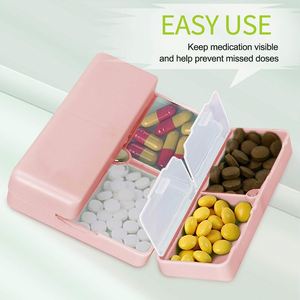 Portable Pp Plastic Mini <b>Box</b> Easy-Taken Travel Case Popular Style for Pill Storage Organizer Custom Logo - Product Image 3