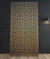 Panneau décoratif en aluminium découpé au laser pour clôture de sécurité de chantier et protection de jardin