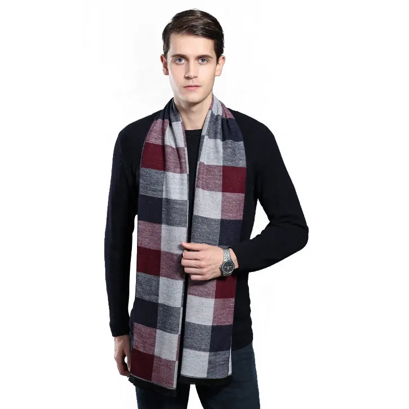 Dynamics Amazon Hot Sale Fashion Men Cashmere Knitting scarf Man, Long Style Wool Scarves