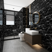 Autocollant mural en mousse marbrée auto-adhésif, carreaux en vinyle PVC, papier peint décoratif brillant pour salon, chambre à coucher, décoration de la maison