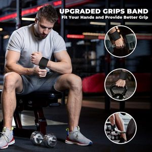 VANTUR Sangle de maintien unisexe antidérapante en Spandex, Polyester et Coton pour Fitness, Traction, Haltères et Musculation – Meilleure Vente - Product Image 5