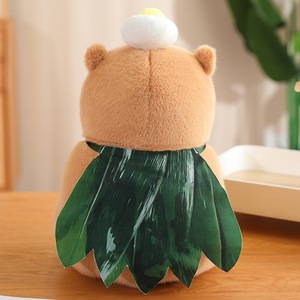 Peluche <span class=keywords><strong>de</strong></span> Capibara Duanwu Zongzi con Huevo Frito en la Cabeza, Muñeco <span class=keywords><strong>de</strong></span> la Suerte Zongzi, Regalo <span class=keywords><strong>de</strong></span> Poliéster y Algodón PP - Product Image 4