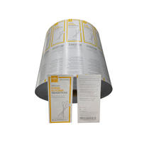 Rouleau de film en papier laminé en aluminium médical personnalisé, emballage jetable en gros